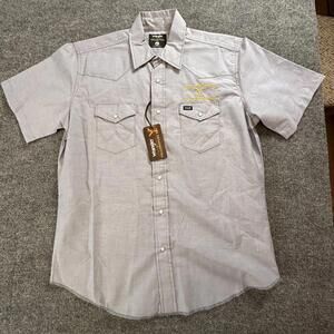 Wrangler x Yellowstone Men’s L Shirt – Western Short Sleeve - New with Tags Q-27